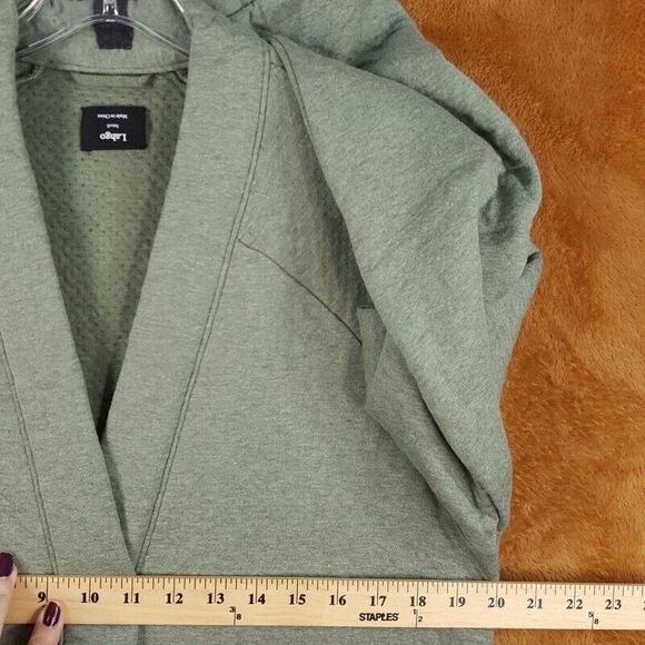 LUNYA Mens Sweater Small Green RESTORE DOUBLE FACED Cardigan Snap Button LAHGO - Picture 8 of 10